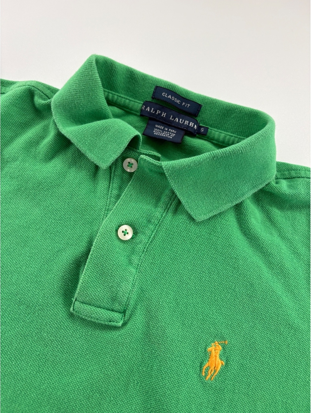 Polo Ralph Lauren Classic Fit Women's S Green Short Sleeve